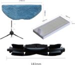 Replacement Parts Compatible with 360 Botslab S8 Plus Vacuum Cleaner Accessories kit 1 Main Brush 3 Filters Brush 3 Side Brushes 3 Mop Cloths 3 Dust Bags - Image 7