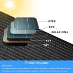 6w Premium Solar Panel Charger Compatible with Google Nest Cam Outdoor or Indoor (Battery Version), with 13.1Ft/4m Fast Charging Cable, IP65 Weatherproof and Adjustable Mount - Image 5
