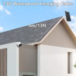 6w Premium Solar Panel Charger Compatible with Google Nest Cam Outdoor or Indoor (Battery Version), with 13.1Ft/4m Fast Charging Cable, IP65 Weatherproof and Adjustable Mount - Image 8