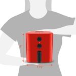 Elite Gourmet EAF-3218R Personal 1.1 Quart Compact Space Saving Electric Hot Air Fryer Oil-Less Healthy Cooker, Timer & Temperature Controls, Red. - Image 6