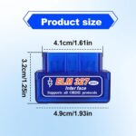 Car Auto Diagnostic Scanner Mini ELM327 OBDII Car Failure Detector Professional Scan Tool and Code Reader Fit for Android Windows - Image 3