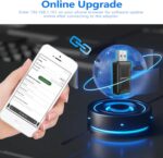 Android Auto Wireless Adapter/Wireless CarPlay Adapter 2 in 1 Plug & Play Car Dongle Converts Wired to Wireless Carplay Fit for OEM Wired Carplay,5.8Ghz WiFi Fast Auto Connect & Online Update - Image 6