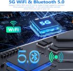 Android Auto Wireless Adapter/Wireless CarPlay Adapter 2 in 1 Plug & Play Car Dongle Converts Wired to Wireless Carplay Fit for OEM Wired Carplay,5.8Ghz WiFi Fast Auto Connect & Online Update - Image 8