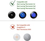 Nest Wall Plate for Google Nest Learning Thermostat 2nd/3rd, Nest Thermostat Trim Kit, Made for Google Nest Learning Thermostat 2nd/3rd, Easy Installation - Image 3