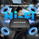 AI 7 Wireless CarPlay Adapter Android Box with YouTube Netflix TikTok Disney+, Play Store(for App Download), Supports TF Card & USB Drive, USB/Type-C, Fits for Built-in Wired CarPlay Car (32GB) - Image 7