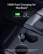 Anker iPhone 16 USB-C Car Charger, 167.5W Max 3-Port Ultra-Compact Type-C Fast Car Charger for MacBook Pro/Air, iPhone 15/14/13 Series, Samsung S24/S23, iPad Pro, AirPods and More - Image 4