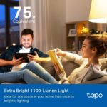 Tapo TP-Link Smart Light Bulbs, 1100 Lumens High Brightness (75W Equivalent), Matter-Certified, 16M Colors WiFi Light Bulb, Dimmable, Works w/Siri, Alexa & Google Home, A19 E26, L535E(4-Pack) - Image 5