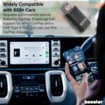 Adapter Booster Wireless CarPlay Dongle for Wired CarPlay and Wired Android Auto Car, for iPhone 6+ and Android 11+, Easy Installation via USB Plug-in - Image 3