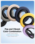 Spigen Nano Pop Magnetic Phone Grip Adjustable Holder Ring Kickstand Designed for MagSafe Compatible with iPhone 16/15/14/13/12 Series & MagSafe-Cases - Grape Purple - Image 3