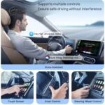 2025 Upgraded Wireless CarPlay Adapter, Convert Wired to Wireless Car Play, Plug & Play Mini CarPlay Wireless Adapter for Apple iPhone iOS 10+ & Vehicles 2015+, Fast Pairing & Stable Connection - Image 6