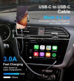 2 Pack 3ft Coiled USB C to C Charging Cable for iPhone 15, MacBook Pro 2020, iPad Pro 2020, iPad Air 4, Galaxy S23 - Image 4