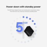 SAMSUNG 45W Wall Charger Power Adapter with Cable Included, Super Fast Charging for Galaxy Phones, Tablets and USB Type C Devices, Low Standby Power Consumption, EP-T4511XBEGUS, Black - Image 6
