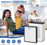 Vital 200S Air Filter Replacement, 3-in-1 Replacement Filter for LEVOIT Vital 200S and 200S-P Air Purifier, HEPA H13 Activated Carbon Air Purifie Pre-Filter, 2 PC, White - Image 3