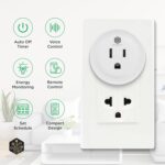 Best Connect Matter Smart Plug - Intelligent Socket Compatible with Homekit, Google Home, Alexa, SmartThings - Smart Outlet for Automatic Appliance Control,10A, 2.4GHz WiFi (10A - Pack 1) - Image 4