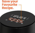 Air Fryer – 8 Preset Functions, Tempered Glass Control Panel, 3.5 Quart Compact Airfryer for Home and Kitchen, Quiet, Small, Non-Toxic, Black - Image 6