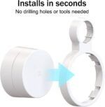 Outlet Wall Mount for Google WiFi AC1200, No Messy Wires Space Saving Easily Be Moved Outlet Mount for Google Mesh WiFi Router, Best Design for Winding Power Cord (1 Pack) - Image 6