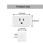 New One Z-Wave Plug 700 Series, Zwave Repeatert, Zwave Smart Plug Indoor, Z-Wave Hub Required, Compatible with Alexa, Google Assistant, SmartThings, Wink - Image 4