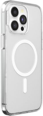 PopSockets iPhone 15 Pro Max Case Compatible with MagSafe, Phone Case for iPhone 15 Pro Max, Wireless Charging Compatible, Case Only - Clear - Image 3