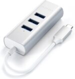 Satechi USB C Hub Adapter, USB C Adapter with 3 USB-A 3.0 Ports and Ethernet Port, for MacBook Pro/Air M1 M2 M3, Dell, HP, Surface, Lenovo, iPad, iPhone 15 - Silver - Image 5