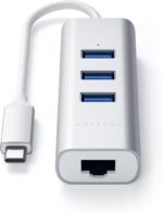 Satechi USB C Hub Adapter, USB C Adapter with 3 USB-A 3.0 Ports and Ethernet Port, for MacBook Pro/Air M1 M2 M3, Dell, HP, Surface, Lenovo, iPad, iPhone 15 - Silver - Image 6