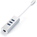 Satechi USB C Hub Adapter, USB C Adapter with 3 USB-A 3.0 Ports and Ethernet Port, for MacBook Pro/Air M1 M2 M3, Dell, HP, Surface, Lenovo, iPad, iPhone 15 - Silver - Image 7