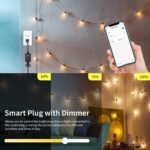 Minoston Z-Wave Plug 800 Outdoor Dimmer Zwave Dimmable Smart Plugs Outlet Switch, Z-Wave Hub Required, IP65 Weatherproof, Built-in Repeater, Work with SmartThings, Wink, Hubitat, Black (MP22ZD) - Image 3