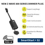 Minoston Z-Wave Plug 800 Outdoor Dimmer Zwave Dimmable Smart Plugs Outlet Switch, Z-Wave Hub Required, IP65 Weatherproof, Built-in Repeater, Work with SmartThings, Wink, Hubitat, Black (MP22ZD) - Image 4