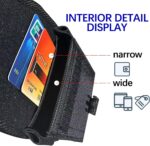 Nylon Cell Phone Pouch Belt Holster Compatible with iPhone 16 Plus/Pro Max/15 Plus, Galaxy S24/S25 Ultra Durable Canvas Phone Holder with Belt Loop for Phones with Otterbox Case (Large) - Image 6