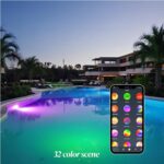 LED Smart Pool Lights Bulb Compatible with Alexa Google ， APP Control, Replacement Bulb for Inground Pool Lights Fixture - Image 6