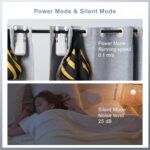 Automatic Curtain Opener 2 Pcs: Electronic Motorized Closer Device Self-Opening Remote, 20kg Load & 6-Month Battery for Roman Rod/T/U/Grommet Track (No Drill, 25dB, Smart Home/Office/Indoor) - Image 8