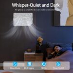Air Purifiers for Home Dust Pollen Pets Hair Smoke in Bedroom, Wall-Mounted HEPA Air Purifier for Home Large room Covers Up to 1345 sq.ft, Sleep Mode, Auto Mode, WiFi/Remote Control, Timer - Image 6