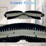 2pcs Main Brush Compatible with ilife A20 T20S Robot Vacuum Cleaner Spare Parts (2pcs Main Brush) - Image 5