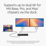 Kensington SD5000T5 Thunderbolt 5 Docking Station – Dual Display for MacBooks M1/M2/M3/M4 Pro and Max; Triple Display for Windows TB5; TB4 Compatible, 140W Power Delivery (K35201NA) - Image 3