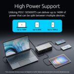Kensington SD5000T5 Thunderbolt 5 Docking Station – Dual Display for MacBooks M1/M2/M3/M4 Pro and Max; Triple Display for Windows TB5; TB4 Compatible, 140W Power Delivery (K35201NA) - Image 6