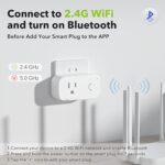 BN-LINK Smart Wi-Fi Plug Outlet Compatible with Alexa, Echo & Google Home, Remote Control, Timer Function, No Hub Required, 2.4G WiFi Only (4 Pack) - Image 3