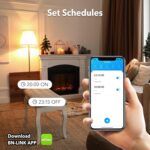 BN-LINK Smart Wi-Fi Plug Outlet Compatible with Alexa, Echo & Google Home, Remote Control, Timer Function, No Hub Required, 2.4G WiFi Only (4 Pack) - Image 6