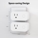 BN-LINK Smart Wi-Fi Plug Outlet Compatible with Alexa, Echo & Google Home, Remote Control, Timer Function, No Hub Required, 2.4G WiFi Only (4 Pack) - Image 7