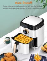 Air Fryer, ALLCOOL Airfryer Oven 8QT Large Air Fryer 1700W 8-in-1 with Touch Screen Air Fryers Dishwasher Safe Nonstick Tray Freidora de Aire 32 Recipes BPA & PFOA Free White Air Fryer - Image 9