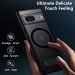 TIANNIUKE Magnetic Case for Google Pixel 7, Built-in Kickstand Compatible with MagSafe,Slim Fit Shockproof Protective Phone Case for Pixel 7 Case Black - Image 6