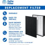 Fette Filter - Premium Air Purifier Replacement Filter Set, Compatible with Levoit LV-H126 Air Purifier (1 Hepa 3 Carbon) - Image 4