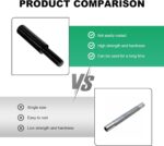 2 Inch Shift Knob Extender, M10X1.5 Car Gear Shifter Knob Extension Lever, Aluminum Alloy Manual Gear Shifter Extender Lever Replacement for Most Vehicles, Car Accessories - Image 5