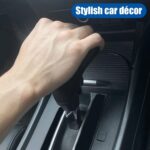 BESULEN Car Gear Shift Knob Cover, Anti-Slip Stable Car Interior Accessories Vehicles Transmission Lever Trim, Car Shift Lever Decor Universal Fit for Most Vehicles - Image 5