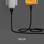 Belkin BoostCharge Pro Flex Braided USB Type A to Lightning Cable (1M/3.3FT), MFi Certified Charging Cable for iPhone 13, 12, 11, Pro, Max, Mini, SE, iPad and More, 2-Pack, Black - Image 7