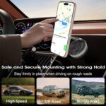 Car Phone Holder for MagSafe 360° Adjustable Cellphone Mount Stand, Vacuum Suction Magnetic Bracket,Cell Phone Holders for Your Car/Gym/Mirror Mount for iPhone 16 15 14 & Android Smartphones - Image 4