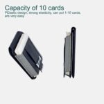 for Magsafe Wallet with Adjustable Stand and Grip, 10 Cards Holder Magnetic iPhone Wallet, Up to 4,500g Strength Magnet, for iPhone 16/15/14/13/12 Series, Black Wallet Black Band - Image 4