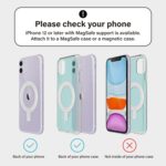 Multi Functional Magnetic Phone Wallet with Expanding Phone Grip Kickstand Compatible with Magsafe Including Adapter Ring Phone Card Holder (SkyBlue) - Image 9