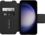 OtterBox Galaxy S23 Strada Series Case - Shadow (Black), Card Holder, Genuine Leather, Pocket-Friendly, Folio case - Image 4