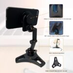Cell Phone Stand Works for Popsocket, Height Angle Adjustable Desk Phone Holder, Heavy Duty Phone Stand for Desk for Home, Fits for All Sockets Grips - Image 4