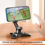 Cell Phone Stand Works for Popsocket, Height Angle Adjustable Desk Phone Holder, Heavy Duty Phone Stand for Desk for Home, Fits for All Sockets Grips - Image 5
