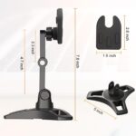 Cell Phone Stand Works for Popsocket, Height Angle Adjustable Desk Phone Holder, Heavy Duty Phone Stand for Desk for Home, Fits for All Sockets Grips - Image 6
